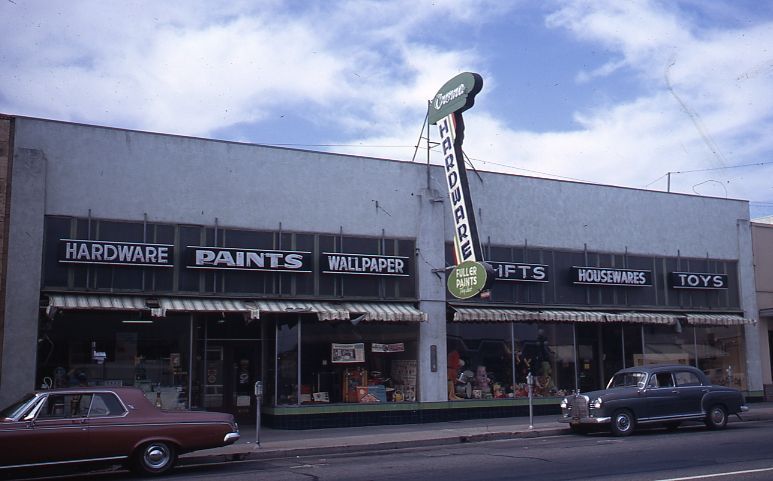Hardware store, 1967